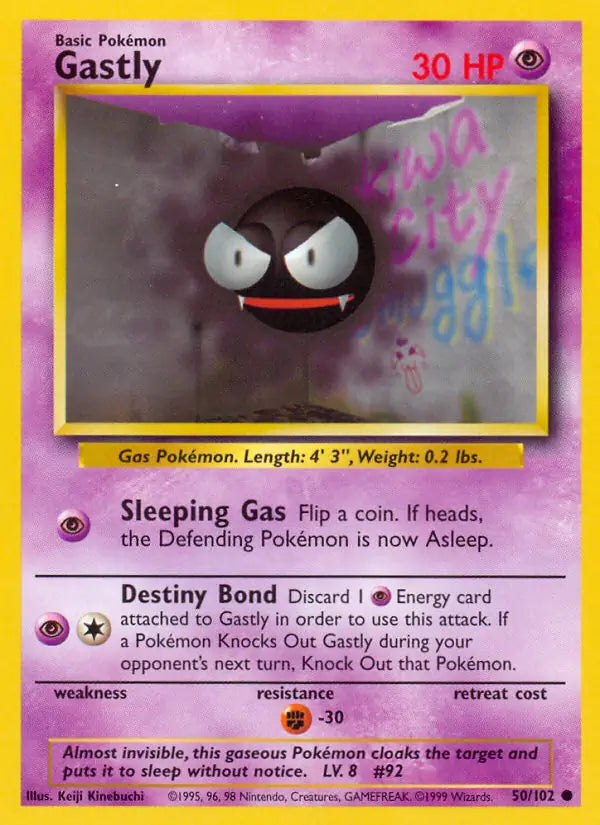 Gastly 50/102 - Base Set