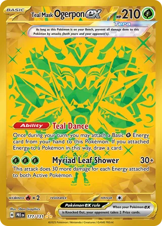 Teal Mask Ogerpon ex 177/131 - Prismatic Evolutions
