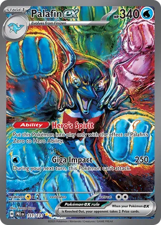 Palafin ex 151/131 - Prismatic Evolutions