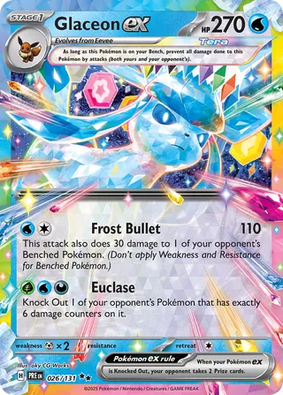 Glaceon ex 026/131 - Prismatic Evolutions