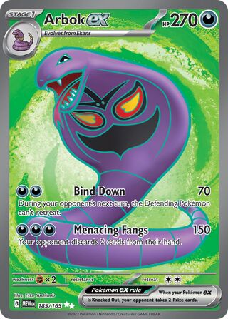 Arbok ex 185/165 - Scarlet & Violet 151