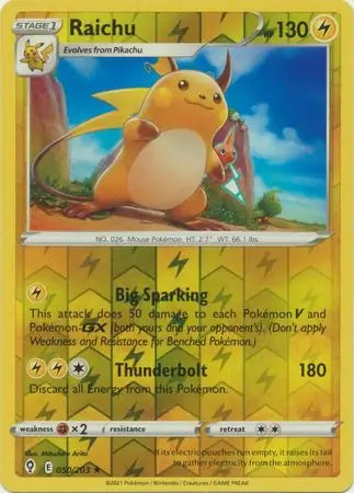 Raichu 050/203 - Evolving Skies
