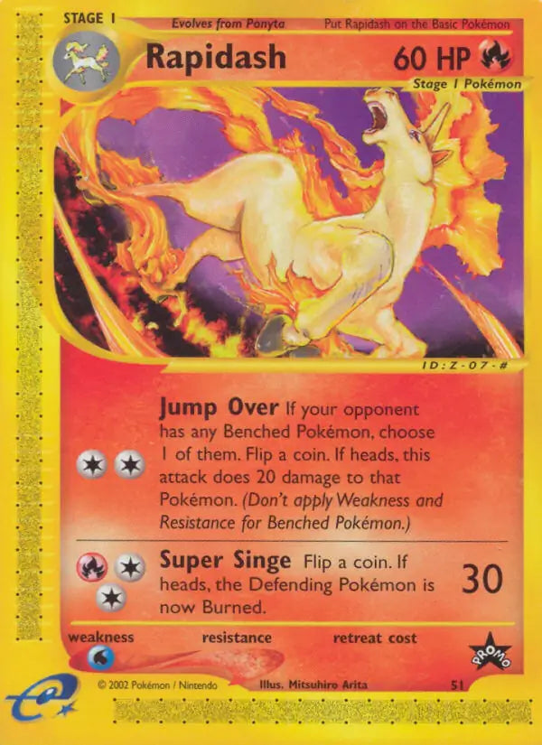 Rapidash 51 - WOTC Promo