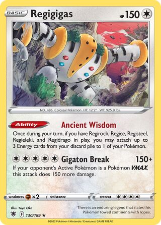 Regigigas 130/189 - Astral Radiance