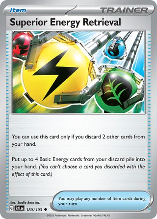 Superior Energy Retrieval 189/193 - Paldea Evolved