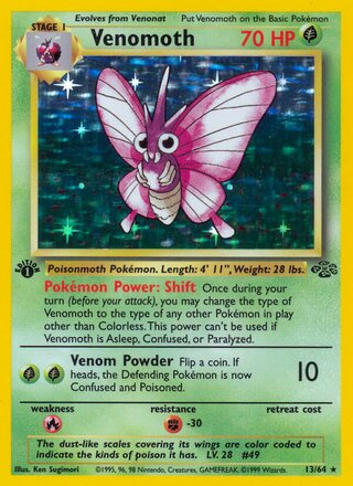 Venomoth 13/64 - Jungle