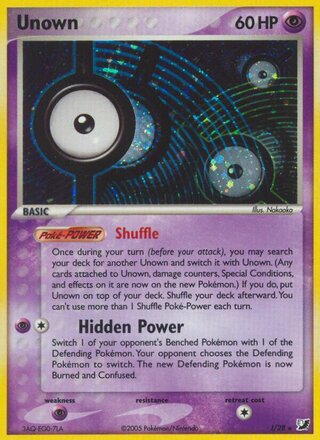 Unown I/28 - Unseen Forces