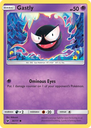 Gastly 36/111 - Crimson Invasion
