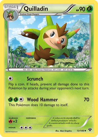 Quilladin 13/146 - XY Base
