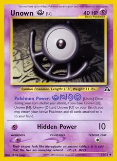 Unown [U] 51/75 - Neo Discovery