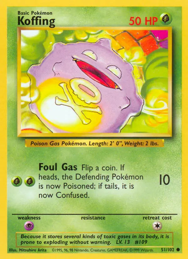 Koffing 51/102 - Base Set