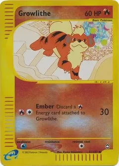 Growlithe 51/147 - Aquapolis