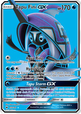 Tapu Fini-GX 133/147 - Burning Shadows