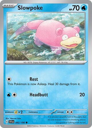 Slowpoke 042/198 - Scarlet & Violet Base