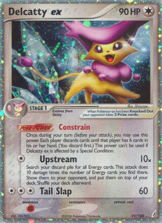 Delcatty ex 91/100 - Crystal Guardians