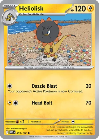 Heliolisk 053/132 - Mega Evolution Base