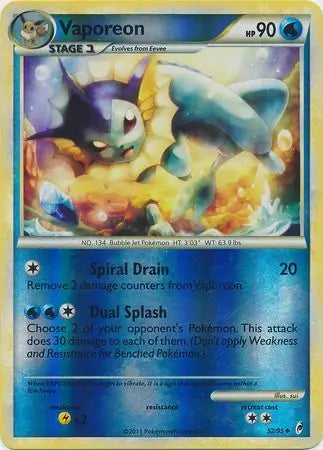 Vaporeon 52/95 - Call of Legends