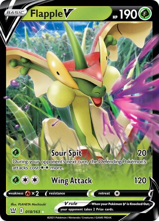 Flapple V 018/163 - Battle Styles