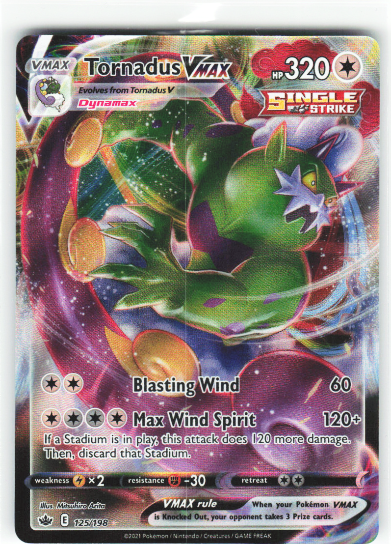 Tornadus VMAX 125/198 - Chilling Reign