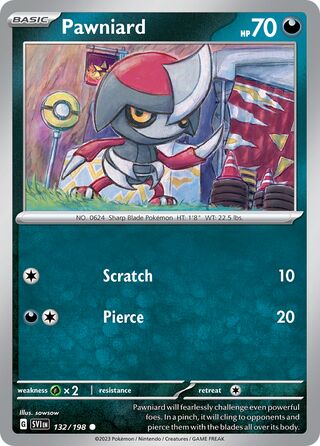 Pawniard 132/198 - Scarlet & Violet Base