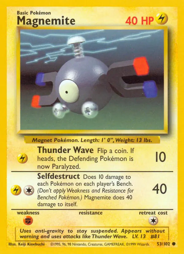 Magnemite 53/102 - Base Set