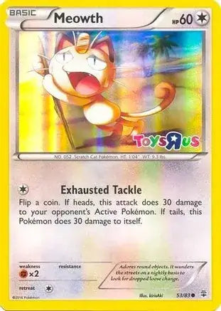 Meowth Toys R Us 53 - Miscellaneous Promos