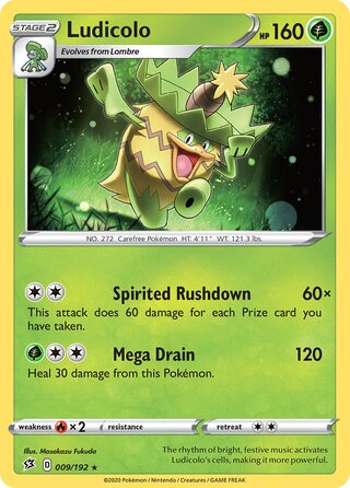 Ludicolo 009/192 - Rebel Clash