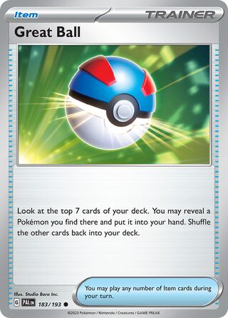 Great Ball 183/193 - Paldea Evolved