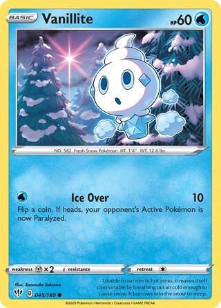 Vanillite 045/189 - Darkness Ablaze