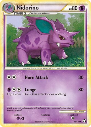 Nidorino 46/102 - Triumphant