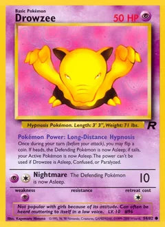 Drowzee 54/82 - Team Rocket