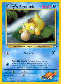 Misty's Psyduck 54/132 - Gym Heroes