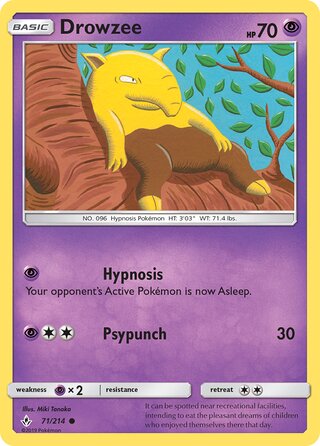 Drowzee 71/214 - Unbroken Bonds
