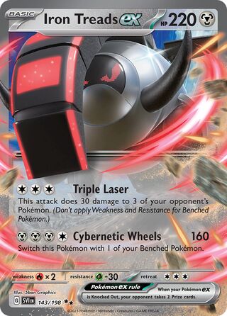 Iron Treads ex 143/198 - Scarlet & Violet Base