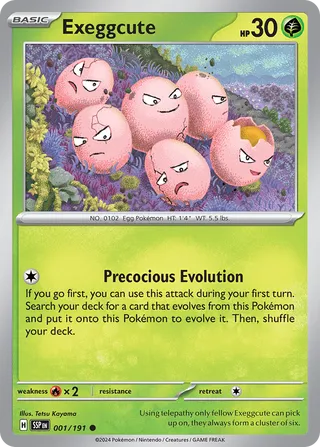 Exeggcute 001/191 - Surging Sparks