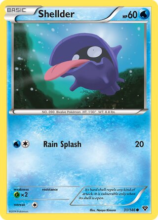 Shellder 31/146 - XY Base
