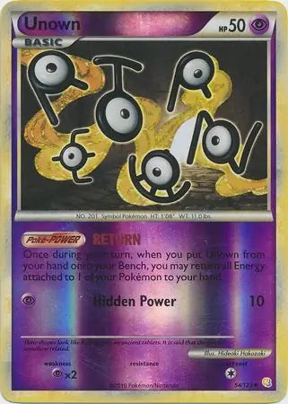 Unown 54/123 - HeartGold & SoulSilver