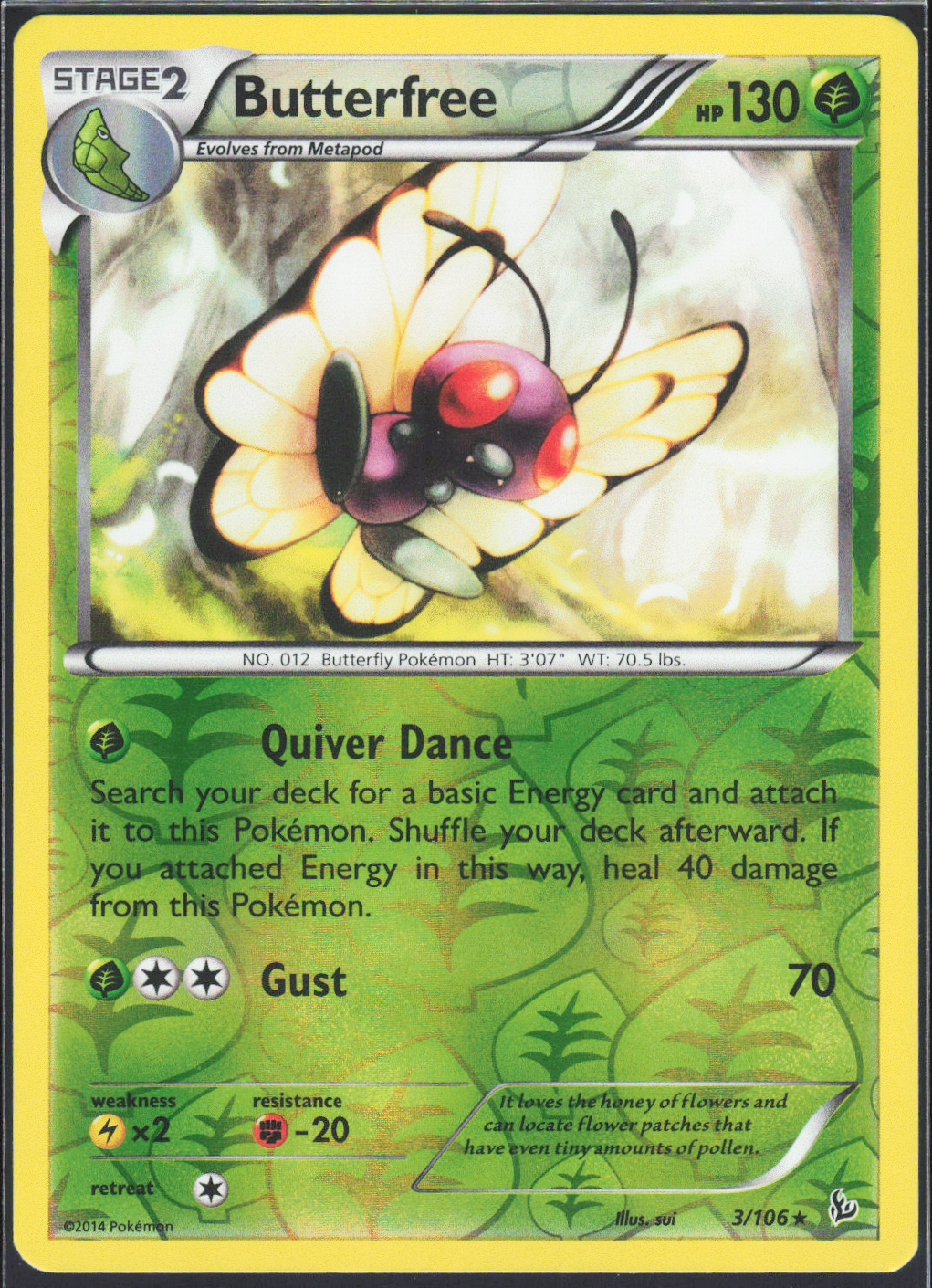 Butterfree 3/106 - XY - Flashfire