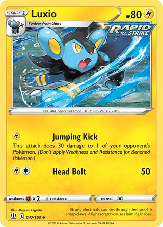 Luxio 047/163 - Battle Styles