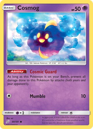 Cosmog 69/181 - Team Up
