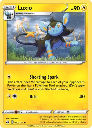 Luxio 042/159 - Crown Zenith