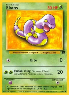 Ekans 56/82 - Team Rocket