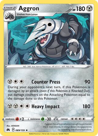 Aggron 089/159 - Crown Zenith