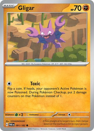 Gligar 091/182 - Paradox Rift