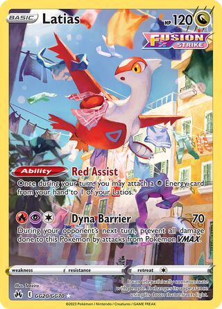 Latias GG20/GG70 - Crown Zenith