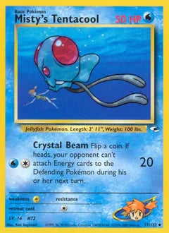 Misty's Tentacool 57/132 - Gym Heroes