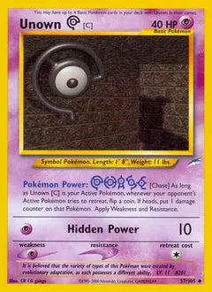 Unown [C] 57/105 - Neo Destiny