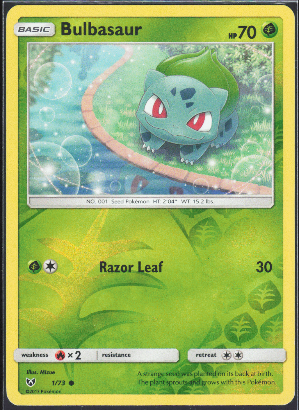 Bulbasaur 1/73 - Shining Legends