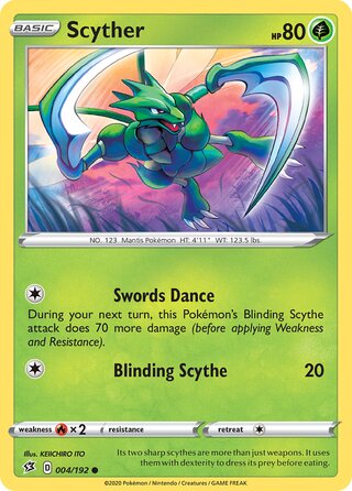 Scyther 004/192 - Rebel Clash