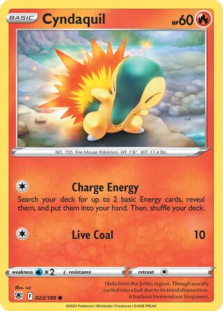 Cyndaquil 023/189 - Astral Radiance